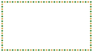 クリスマスカラーのお花紙の映像フレーム素材のフリーイラスト Clip art of christmas ohanagami video frame