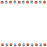 鬼のフレーム素材