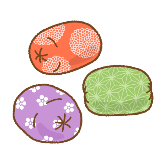 お手玉のイラスト