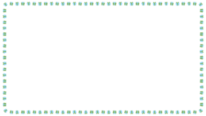 プレゼントの映像フレーム素材のフリーイラスト Clip art of present-box video frame