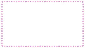 プレゼントの映像フレーム素材のフリーイラスト Clip art of present-box video frame