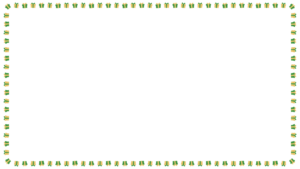 クリスマスカラーのプレゼントの映像フレーム素材のフリーイラスト Clip art of christmas present-box video frame