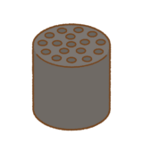 練炭のイラスト