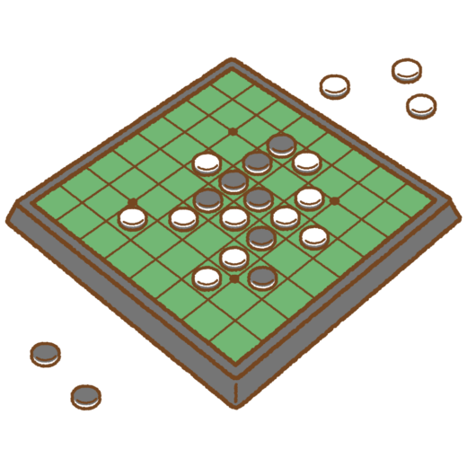 リバーシのイラスト