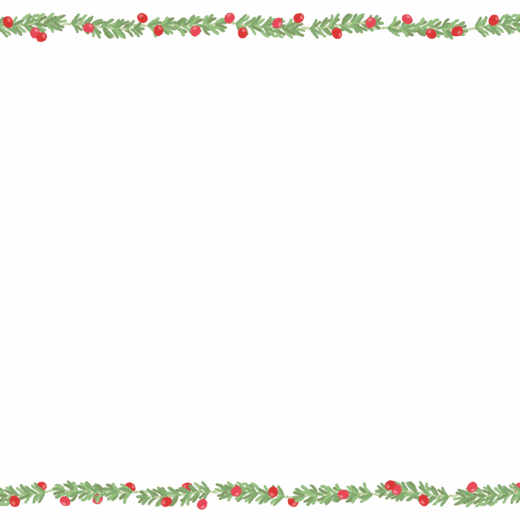 ローズマリーとクランベリーの映像フレーム素材