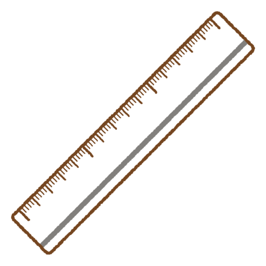 定規のイラスト