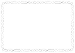 シマエナガのフレーム素材のフリーイラスト Clip art of shimaenaga paper frame