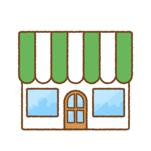 お店のフリーイラスト Clip art of shop & store