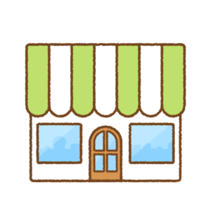 お店のフリーイラスト Clip art of shop & store