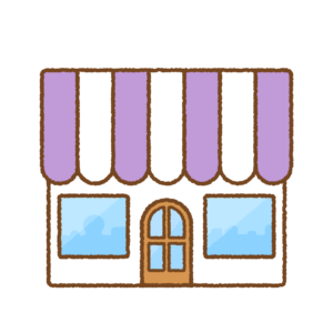お店のフリーイラスト Clip art of shop & store