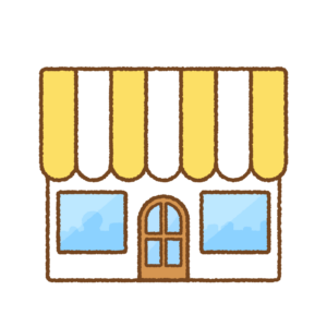 お店のフリーイラスト Clip art of shop & store