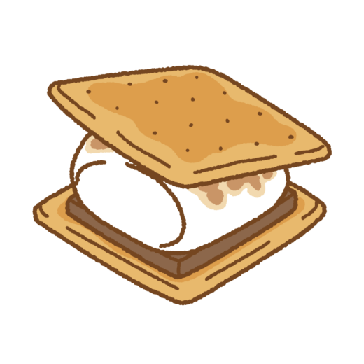 スモアのイラスト