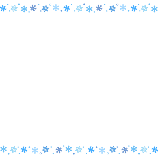 雪の結晶の映像フレーム素材