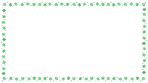 雪の結晶の映像フレーム素材のフリーイラスト Clip art of snowflake video frame