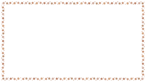 雪の結晶の映像フレーム素材のフリーイラスト Clip art of snowflake video frame