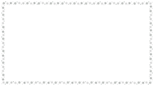雪の結晶の映像フレーム素材のフリーイラスト Clip art of snowflake video frame