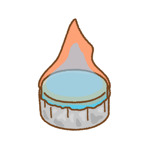 固形燃料のイラスト