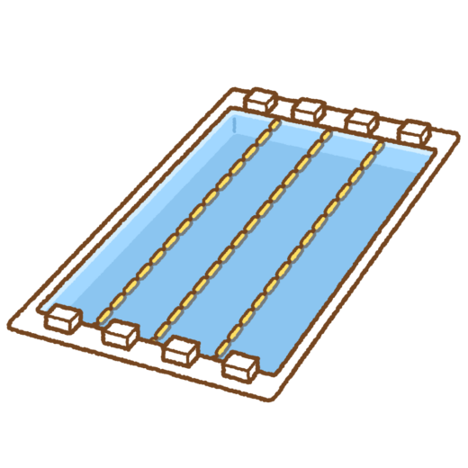 プールのイラスト