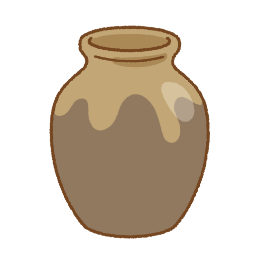 壺のイラスト