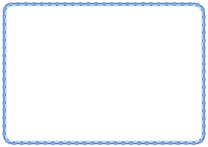 輪飾りのフレーム素材のフリーイラスト Clip art of wakazari paper frame