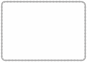 輪飾りのフレーム素材のフリーイラスト Clip art of wakazari paper frame