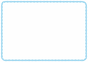 輪飾りのフレーム素材のフリーイラスト Clip art of wakazari paper frame
