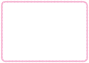 輪飾りのフレーム素材のフリーイラスト Clip art of wakazari paper frame