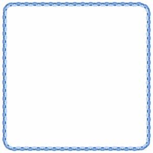 輪飾りの正方形フレーム素材のフリーイラスト Clip art of wakazari square frame