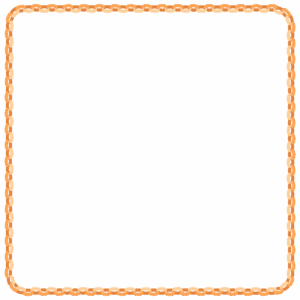 輪飾りの正方形フレーム素材のフリーイラスト Clip art of wakazari square frame