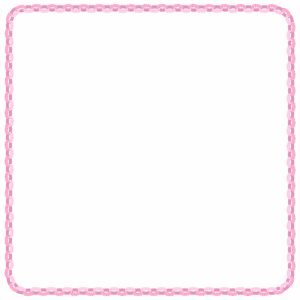 輪飾りの正方形フレーム素材のフリーイラスト Clip art of wakazari square frame