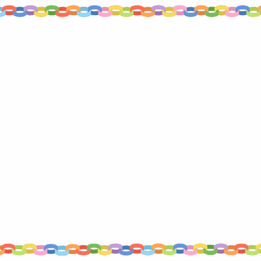 輪飾りの映像フレーム素材