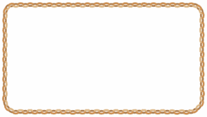 輪飾りの映像フレーム素材のフリーイラスト Clip art of wakazari video frame