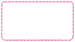 輪飾りの映像フレーム素材のフリーイラスト Clip art of wakazari video frame