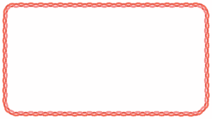 輪飾りの映像フレーム素材のフリーイラスト Clip art of wakazari video frame