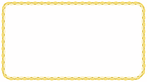 輪飾りの映像フレーム素材のフリーイラスト Clip art of wakazari video frame