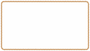 輪飾りの映像フレーム素材のフリーイラスト Clip art of wakazari video frame