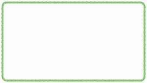 輪飾りの映像フレーム素材のフリーイラスト Clip art of wakazari video frame