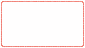 輪飾りの映像フレーム素材のフリーイラスト Clip art of wakazari video frame