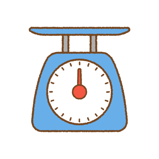 はかりのイラスト