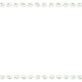 雪ウサギの映像フレーム素材のフリーイラスト Clip art of yukiusagi video frame