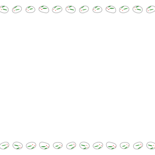 雪ウサギの映像フレーム素材