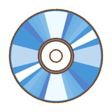 ブルーレイディスクのイラスト