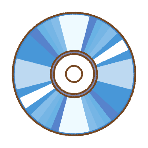 ブルーレイディスクのイラスト
