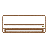 エアコンのイラスト