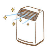 空気清浄機のフリーイラスト Clip art of Air-purifier