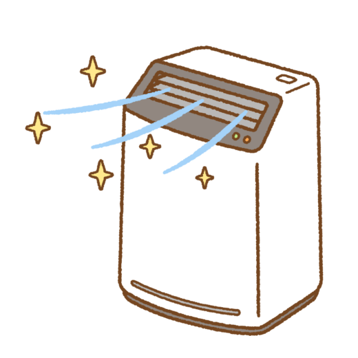 空気清浄機のイラスト
