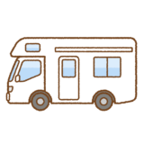 キャンピングカーのイラスト