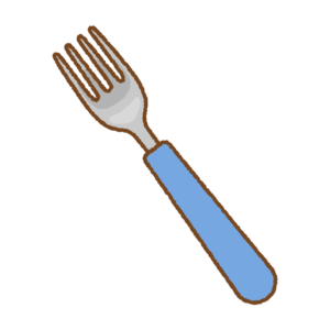 フォークのフリーイラスト Clip art of fork