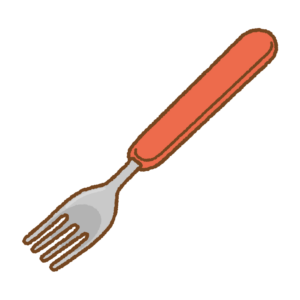 フォークのフリーイラスト Clip art of fork