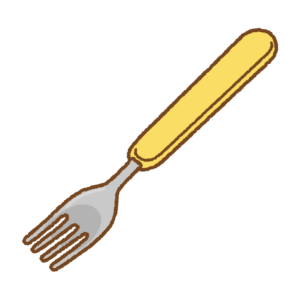 フォークのフリーイラスト Clip art of fork